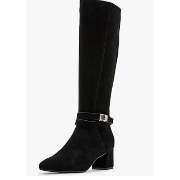NEW Blondo Ashley Waterproof suede leather Knee High Boot black size 9 - Picture 1 of 4